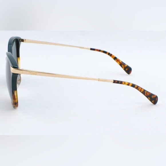 TOMS Sandela sunglasses - brand new. Green / gold/ tort. - Picture 2 of 5